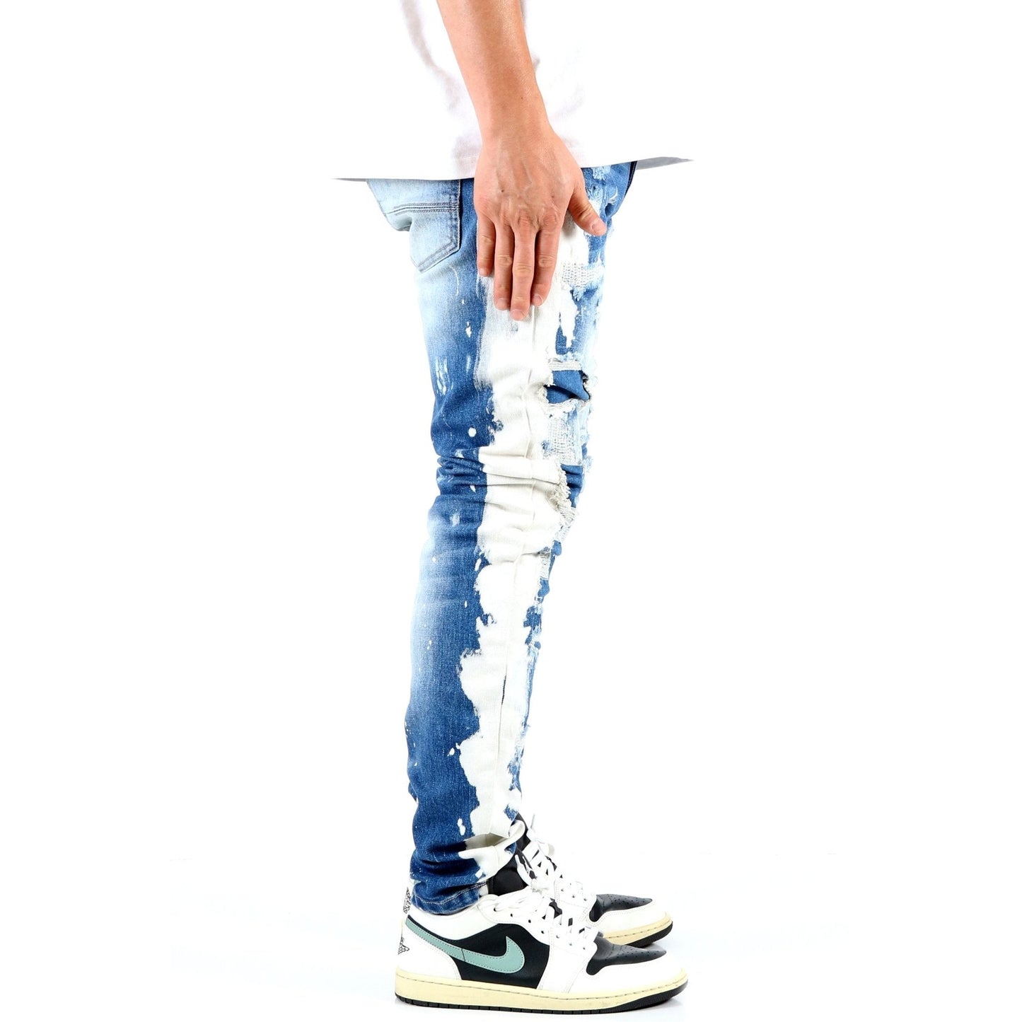 Men's Premium Heavy Washed Skinny Denim Pants