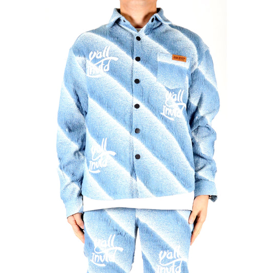 DUSTY Men's mixed jacquard texture shirt