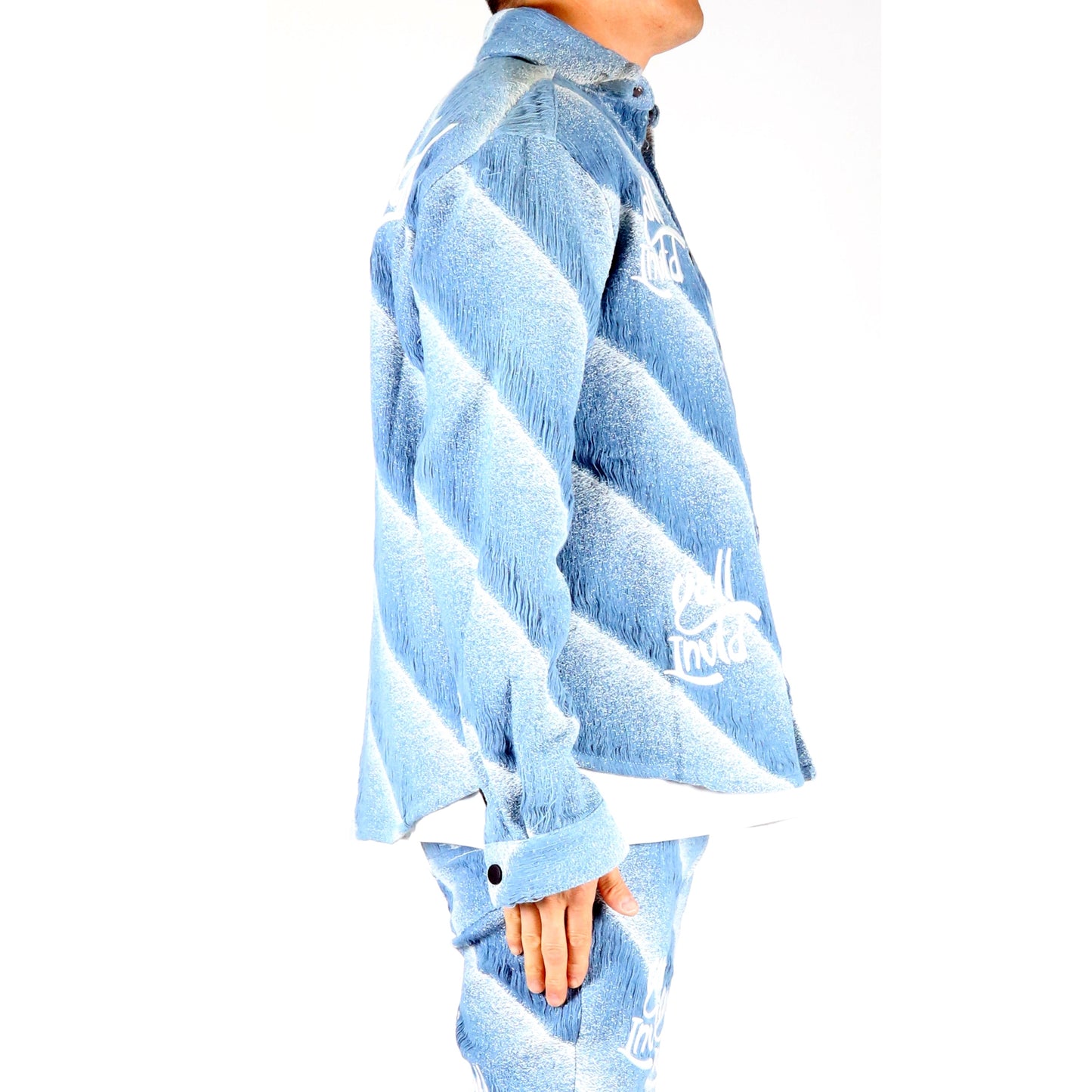 DUSTY Men's mixed jacquard texture shirt