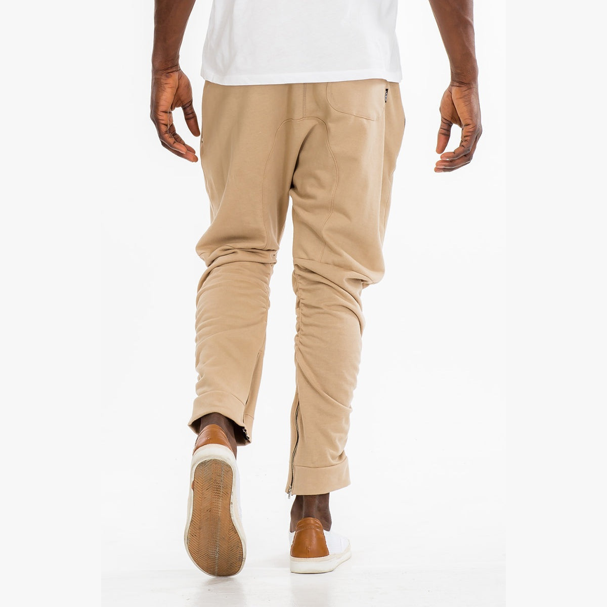Gathered Cotton Sweats-3