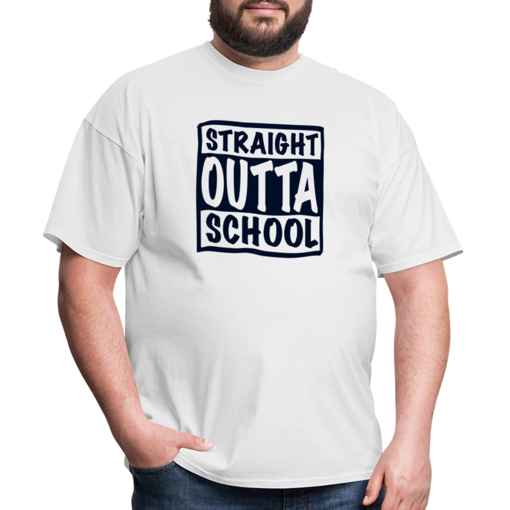 Straight Outta School Classic T-Shirt - white