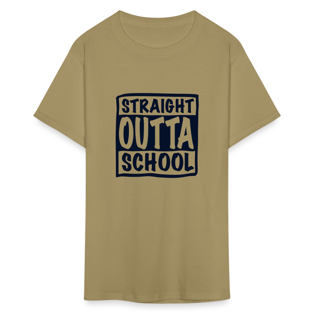 Straight Outta School Classic T-Shirt - khaki