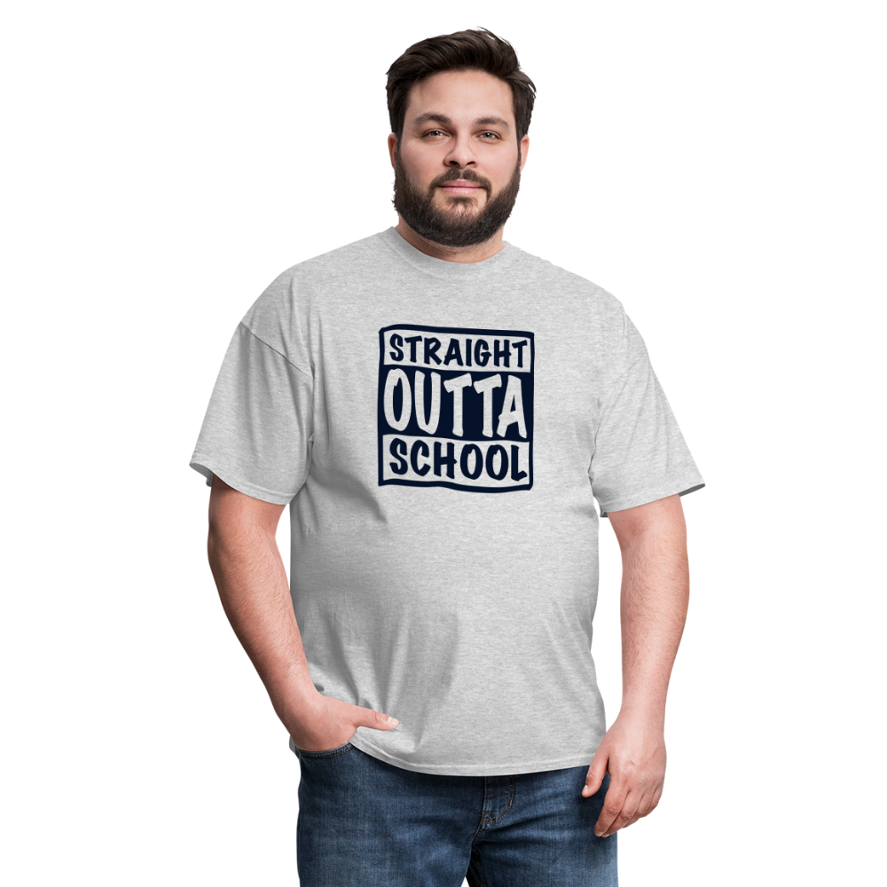 Straight Outta School Classic T-Shirt - heather gray
