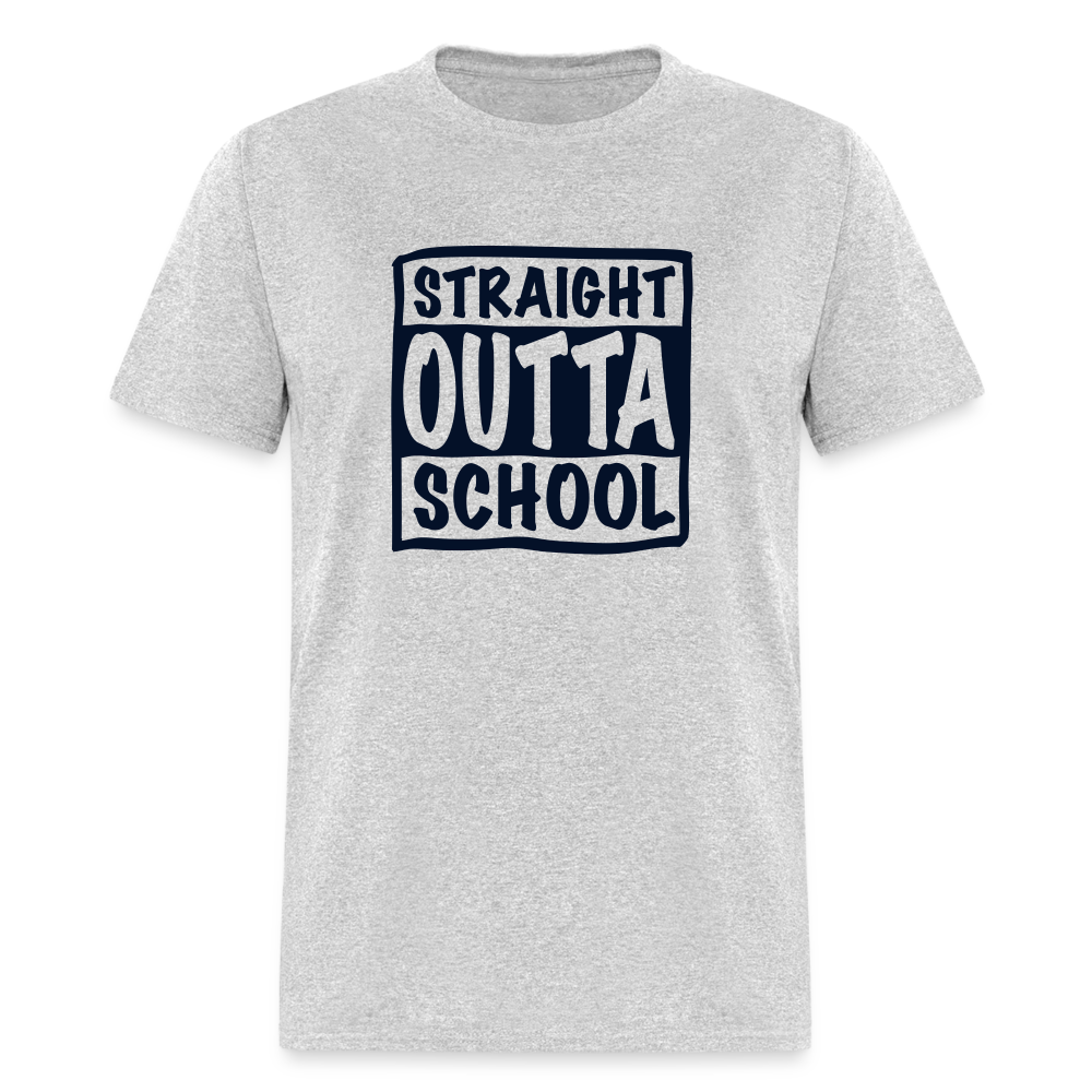 Straight Outta School Classic T-Shirt - heather gray