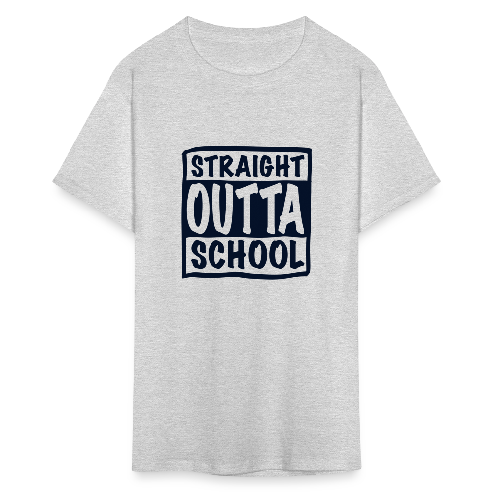 Straight Outta School Classic T-Shirt - heather gray