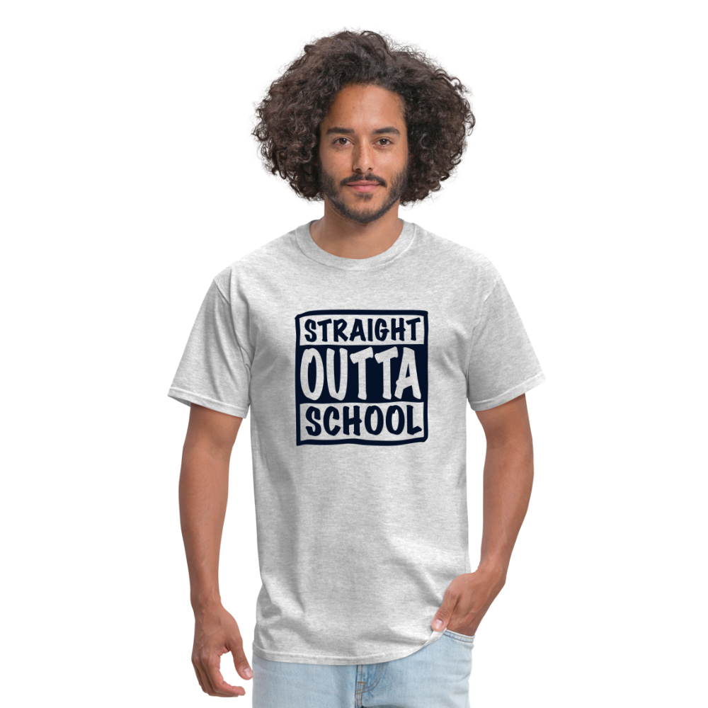 Straight Outta School Classic T-Shirt - heather gray