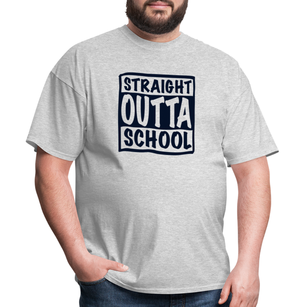 Straight Outta School Classic T-Shirt - heather gray