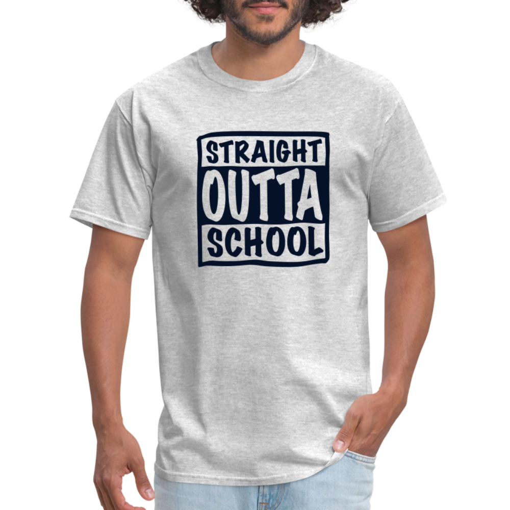 Straight Outta School Classic T-Shirt - heather gray