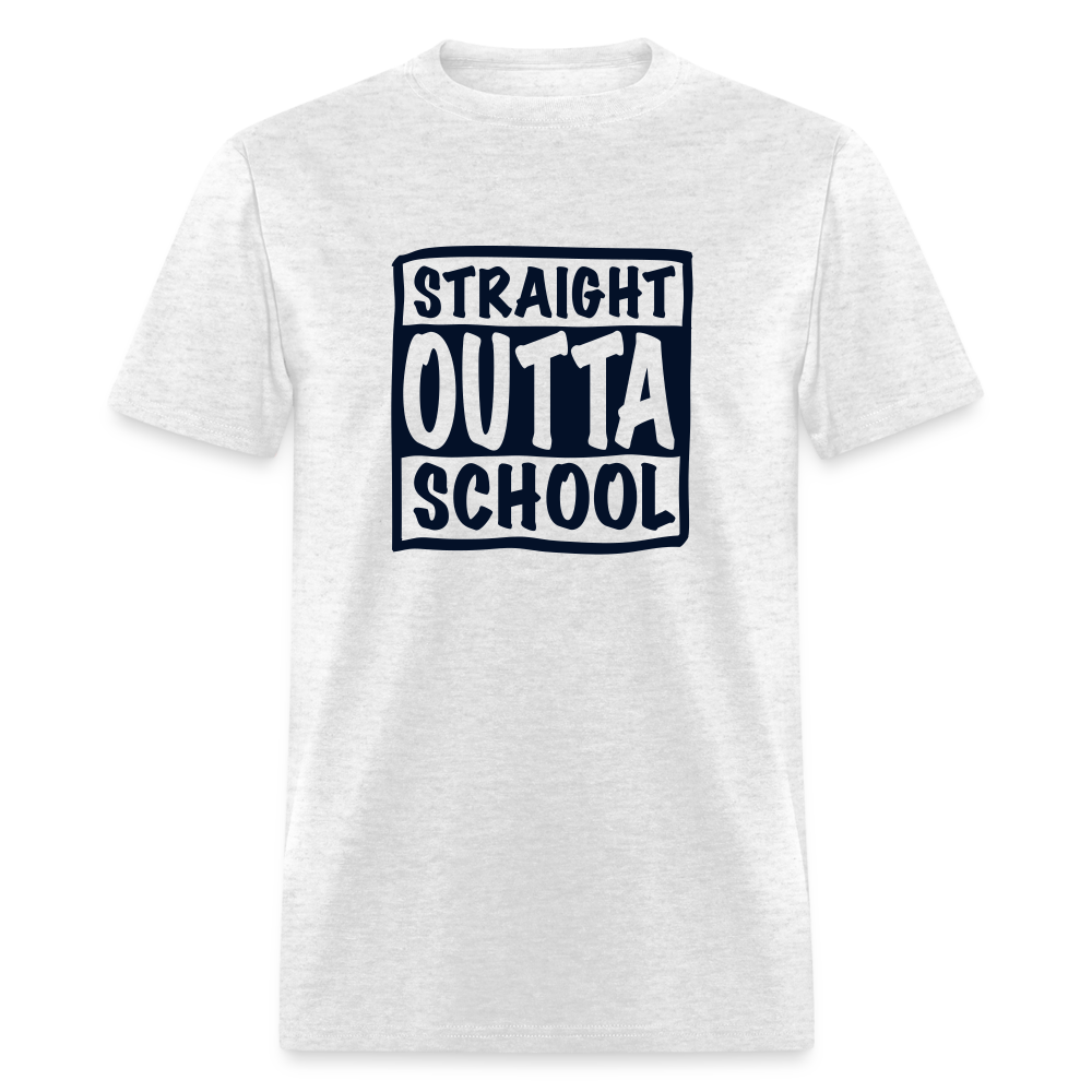 Straight Outta School Classic T-Shirt - light heather gray