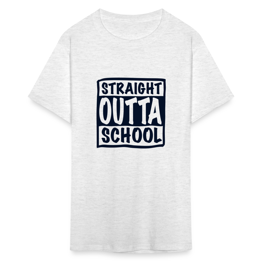 Straight Outta School Classic T-Shirt - light heather gray