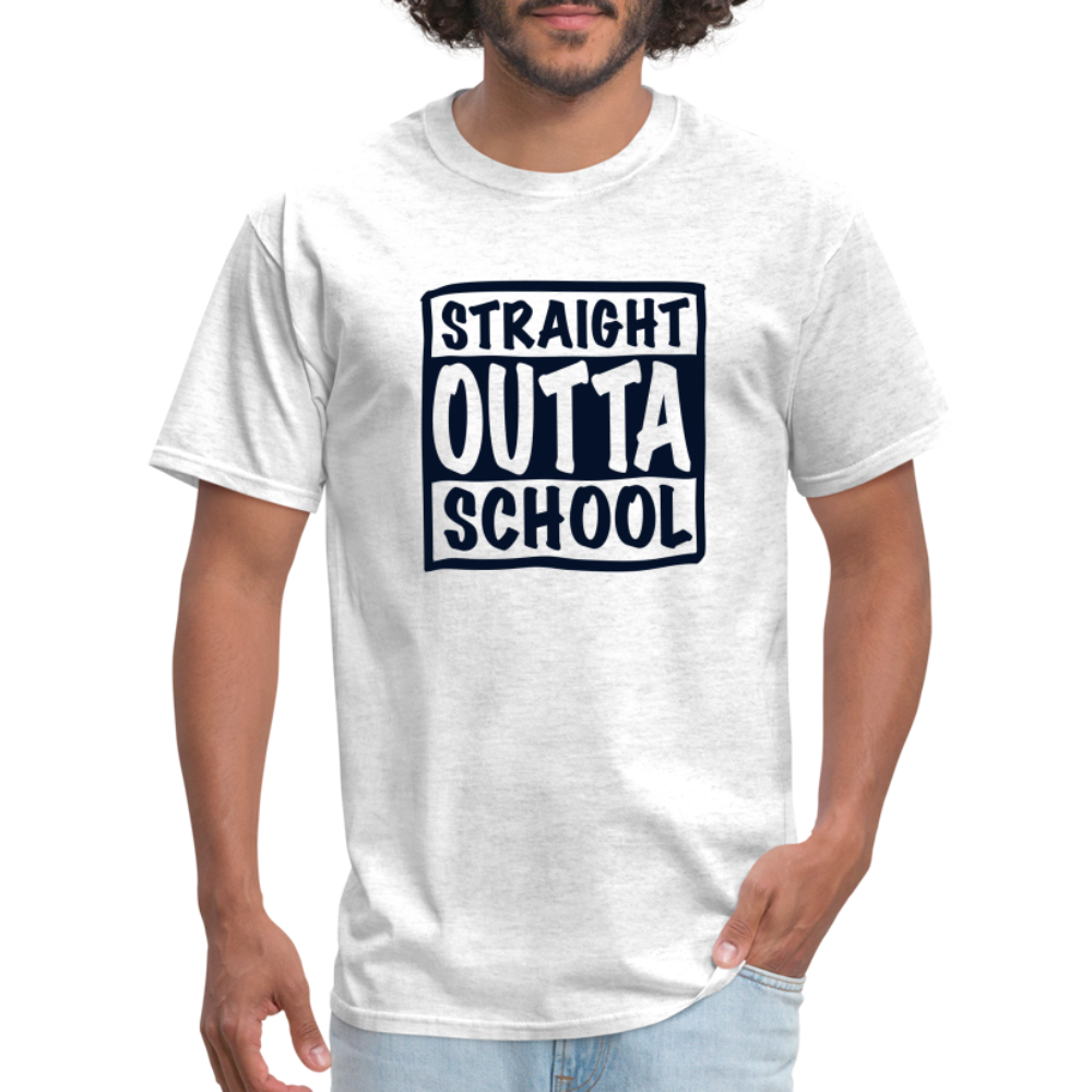 Straight Outta School Classic T-Shirt - light heather gray