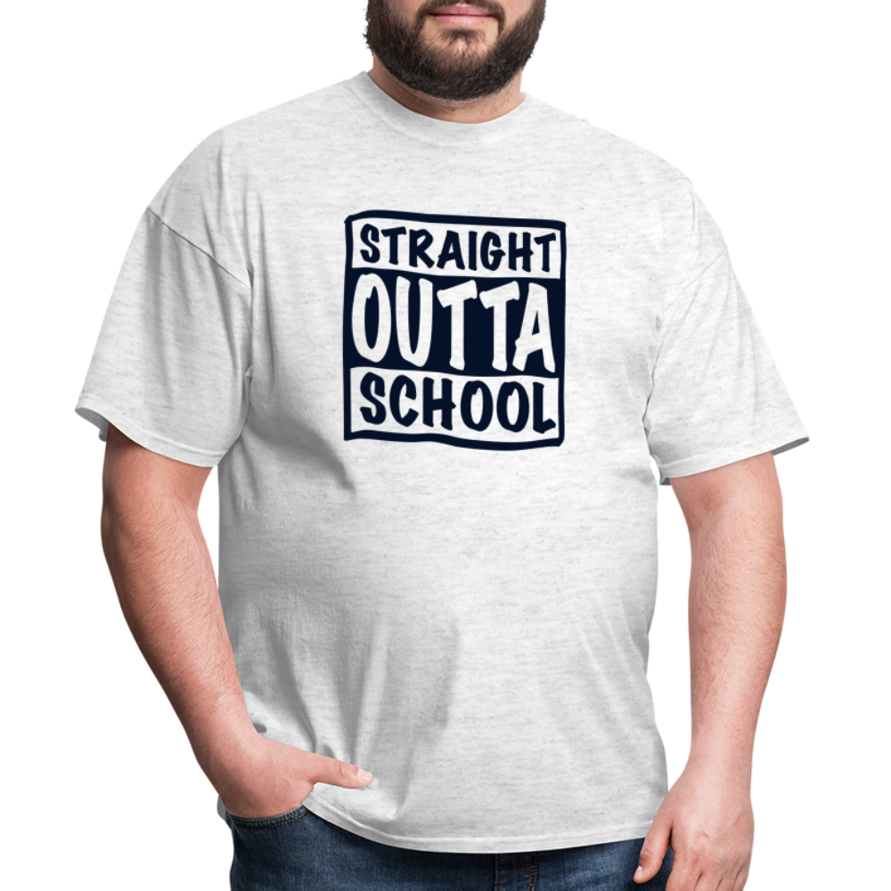 Straight Outta School Classic T-Shirt - light heather gray