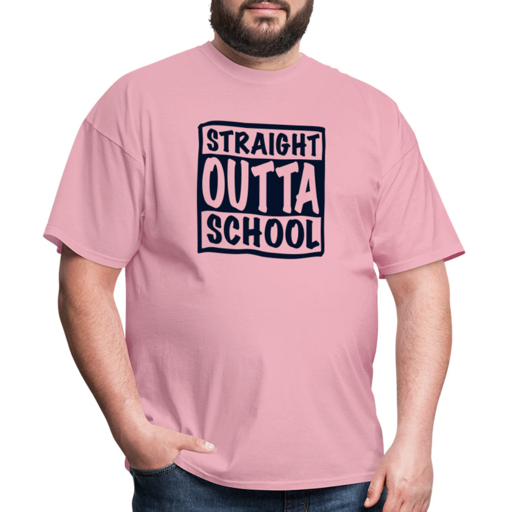 Straight Outta School Classic T-Shirt - pink
