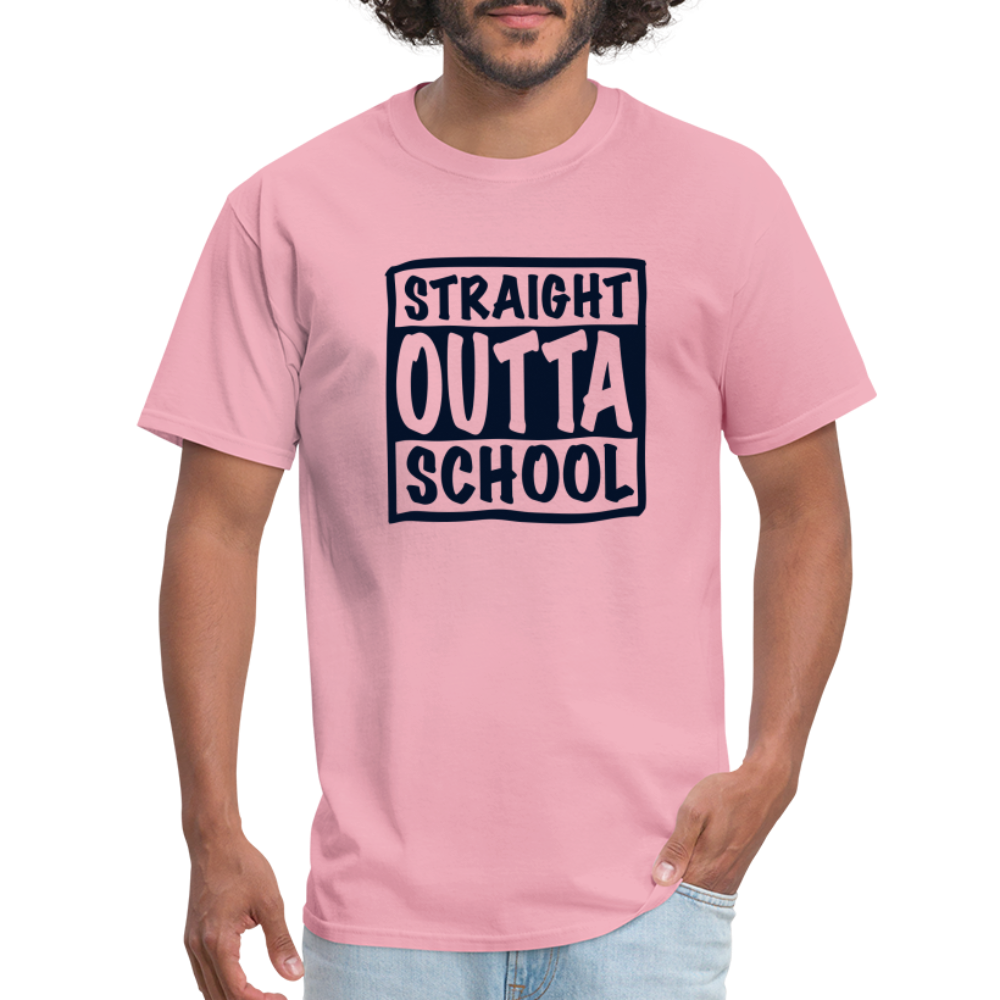 Straight Outta School Classic T-Shirt - pink