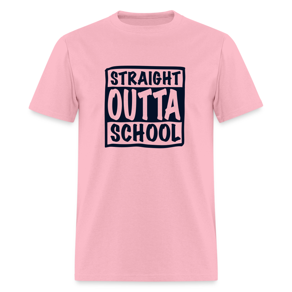 Straight Outta School Classic T-Shirt - pink