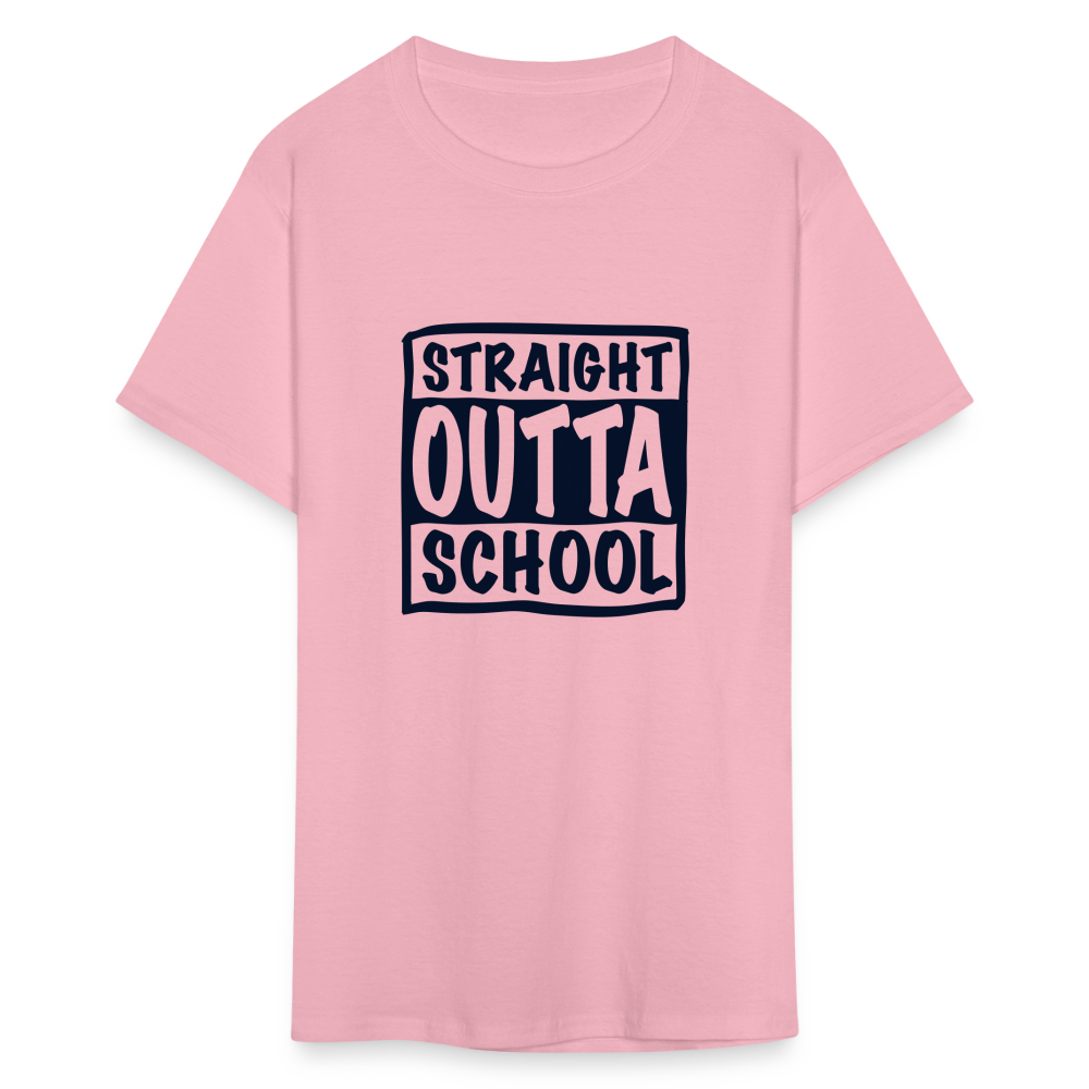 Straight Outta School Classic T-Shirt - pink