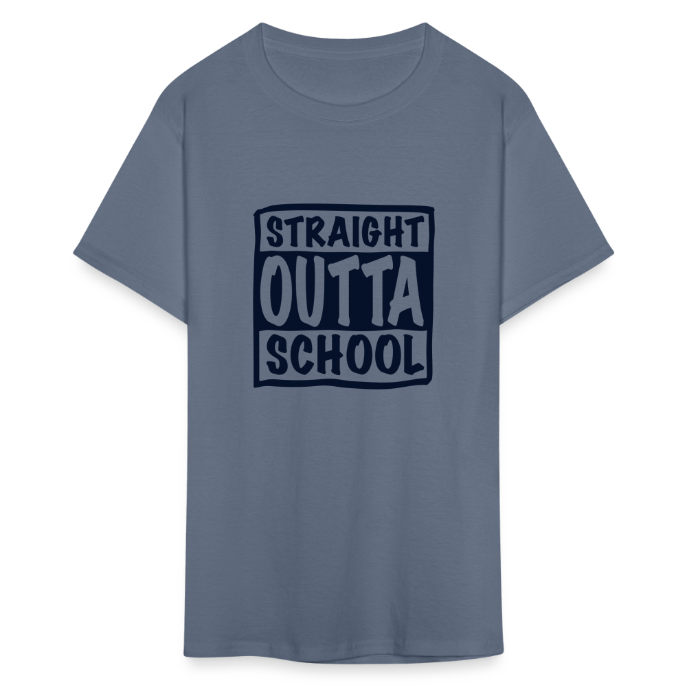 Straight Outta School Classic T-Shirt - denim