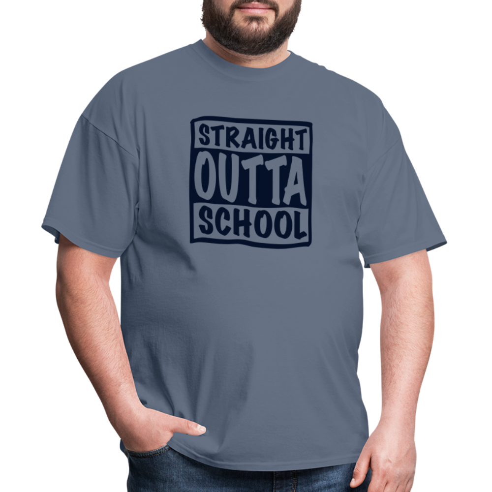 Straight Outta School Classic T-Shirt - denim