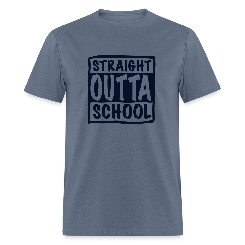 Straight Outta School Classic T-Shirt - denim