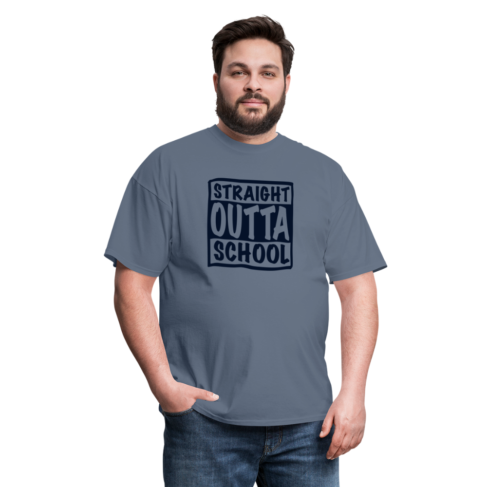 Straight Outta School Classic T-Shirt - denim
