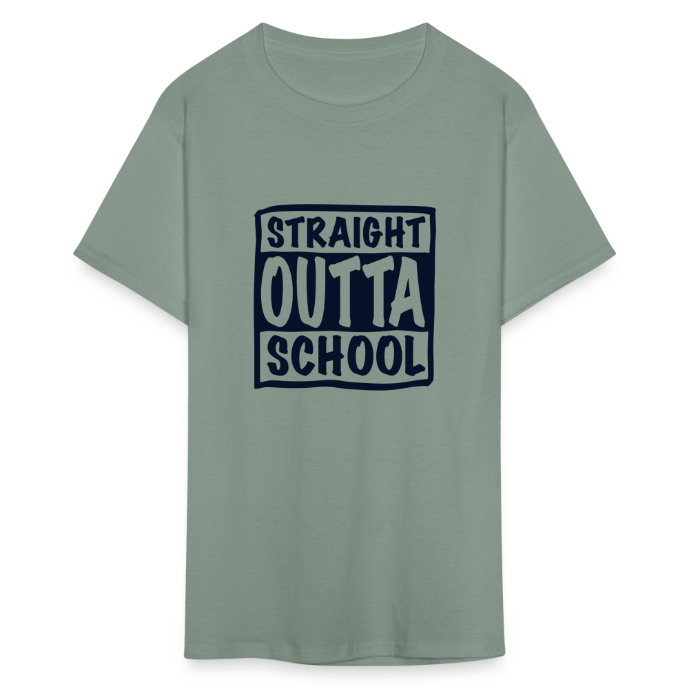 Straight Outta School Classic T-Shirt - sage