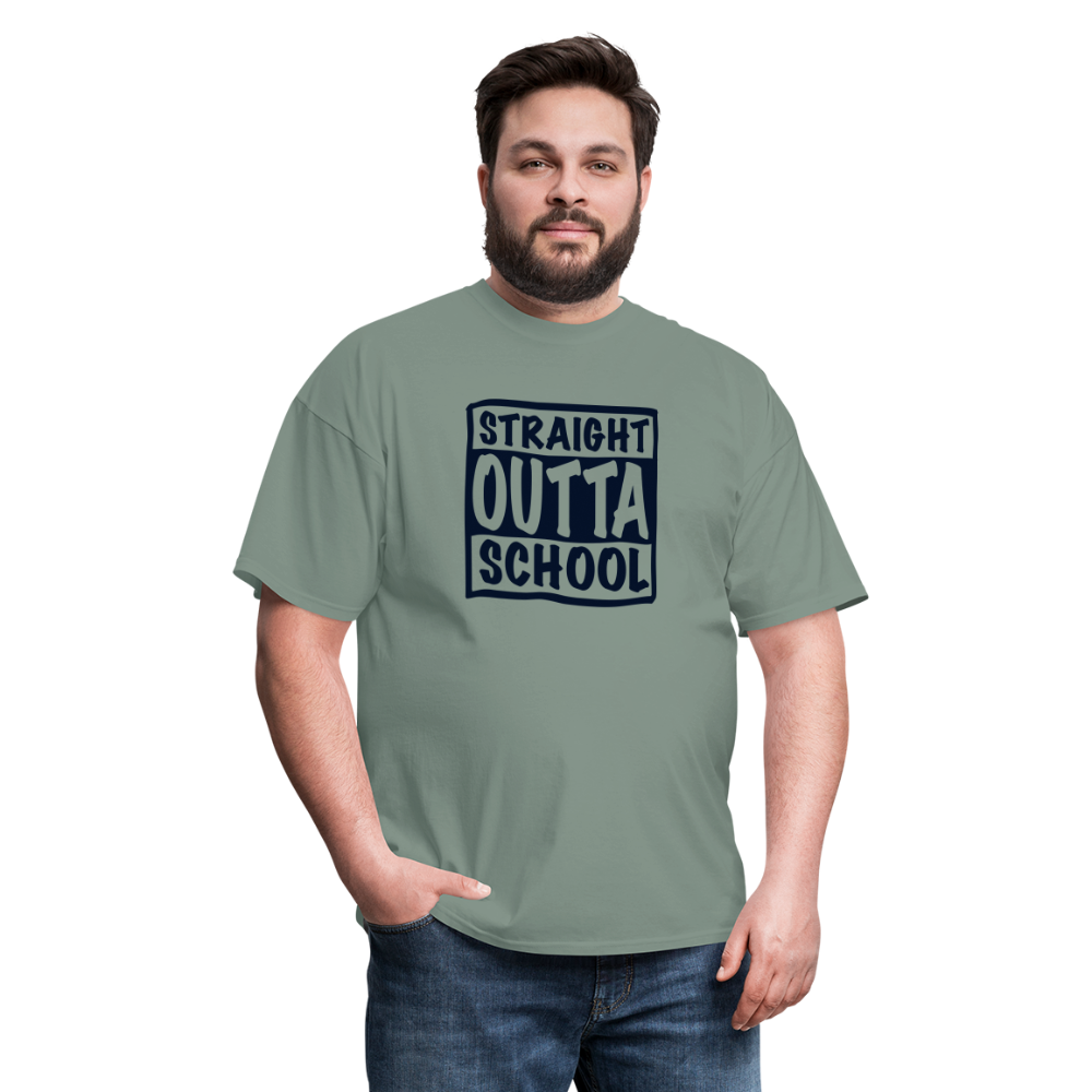 Straight Outta School Classic T-Shirt - sage