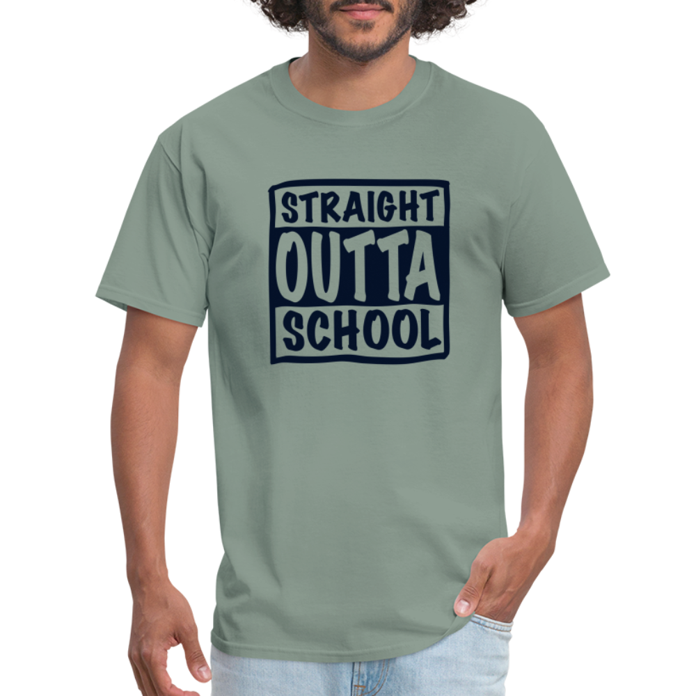 Straight Outta School Classic T-Shirt - sage