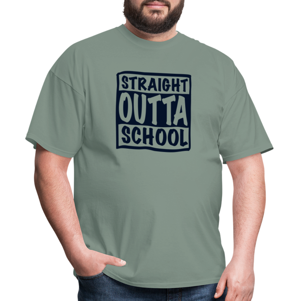 Straight Outta School Classic T-Shirt - sage
