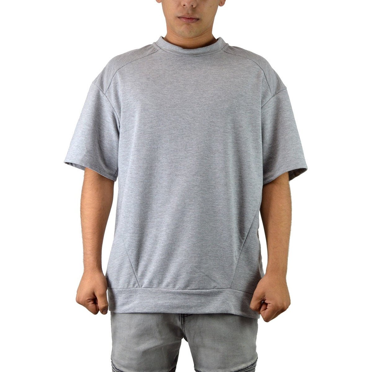 Reverse French Terry Tee-1