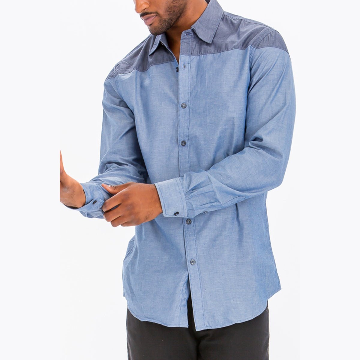Milo Two Tone Long Sleeve Shirt