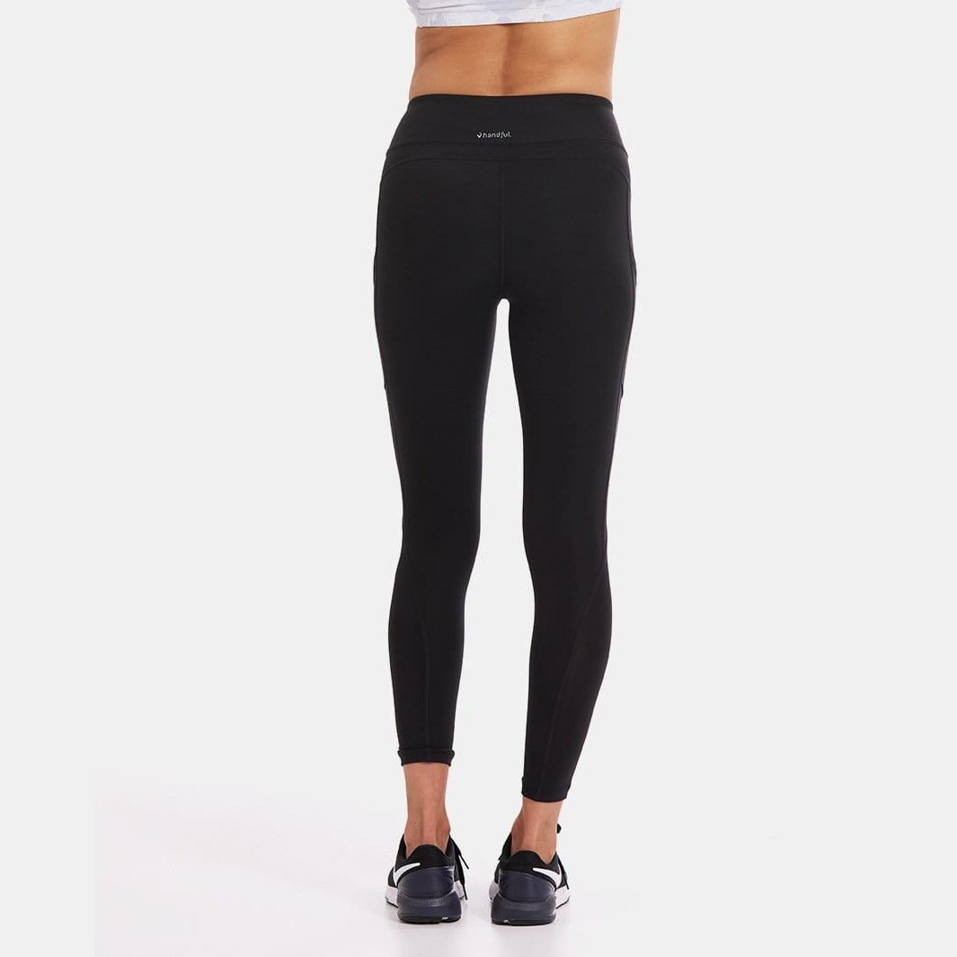 Wi-Thi Mid-Rise Pocketed Legging – Booya Black