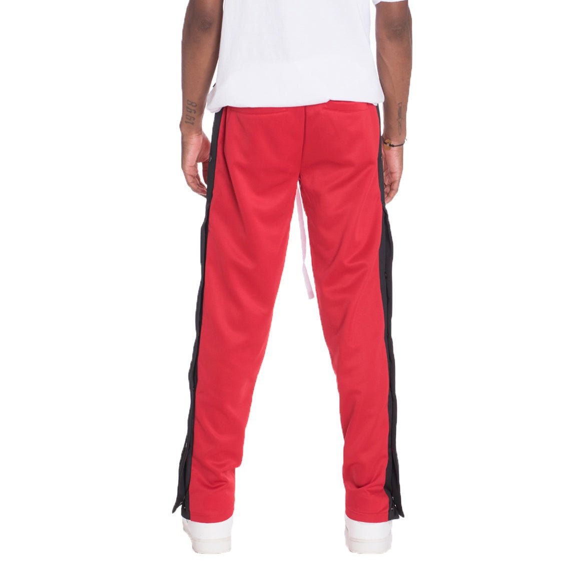Snap Button Track Pants