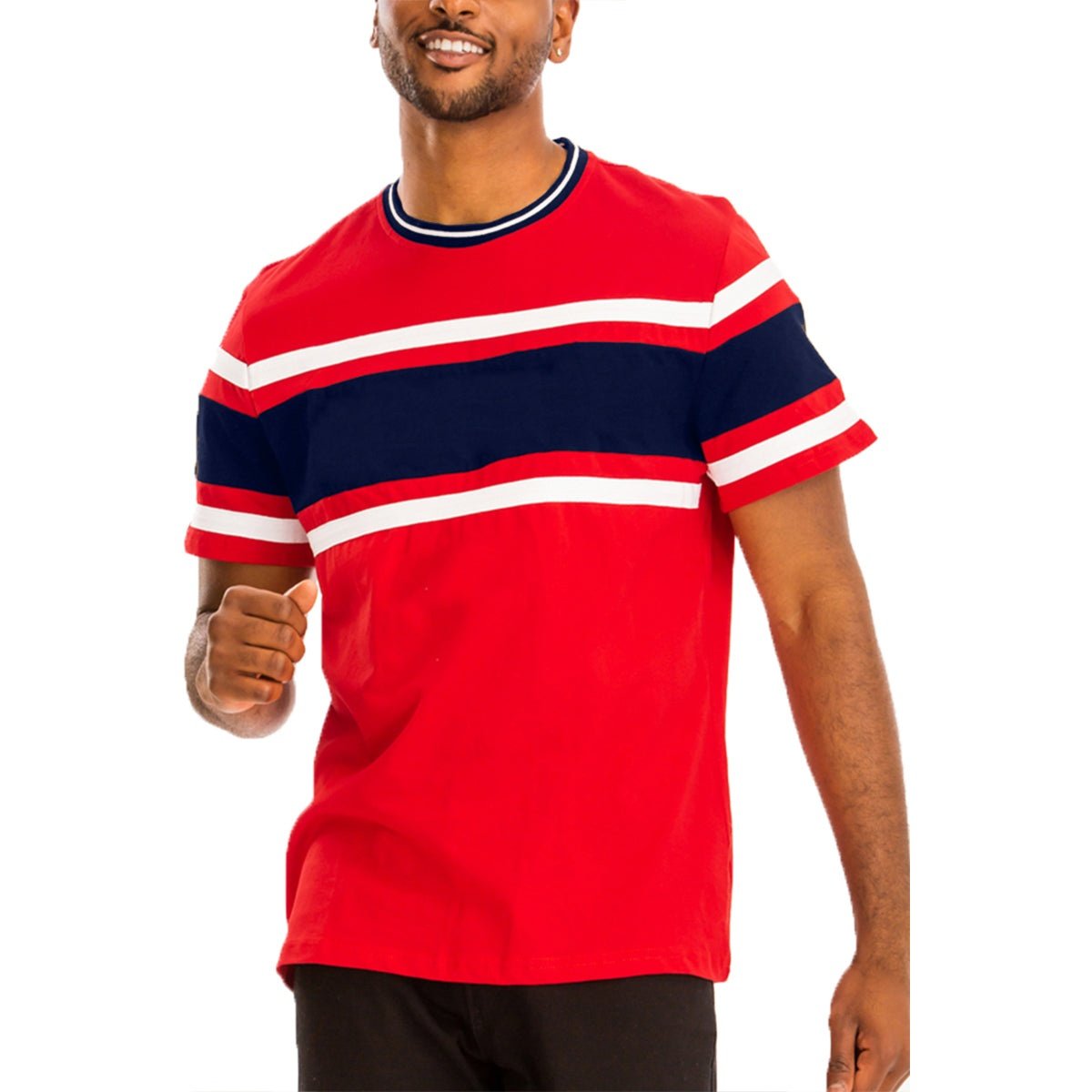 Vertical Color Block Tee
