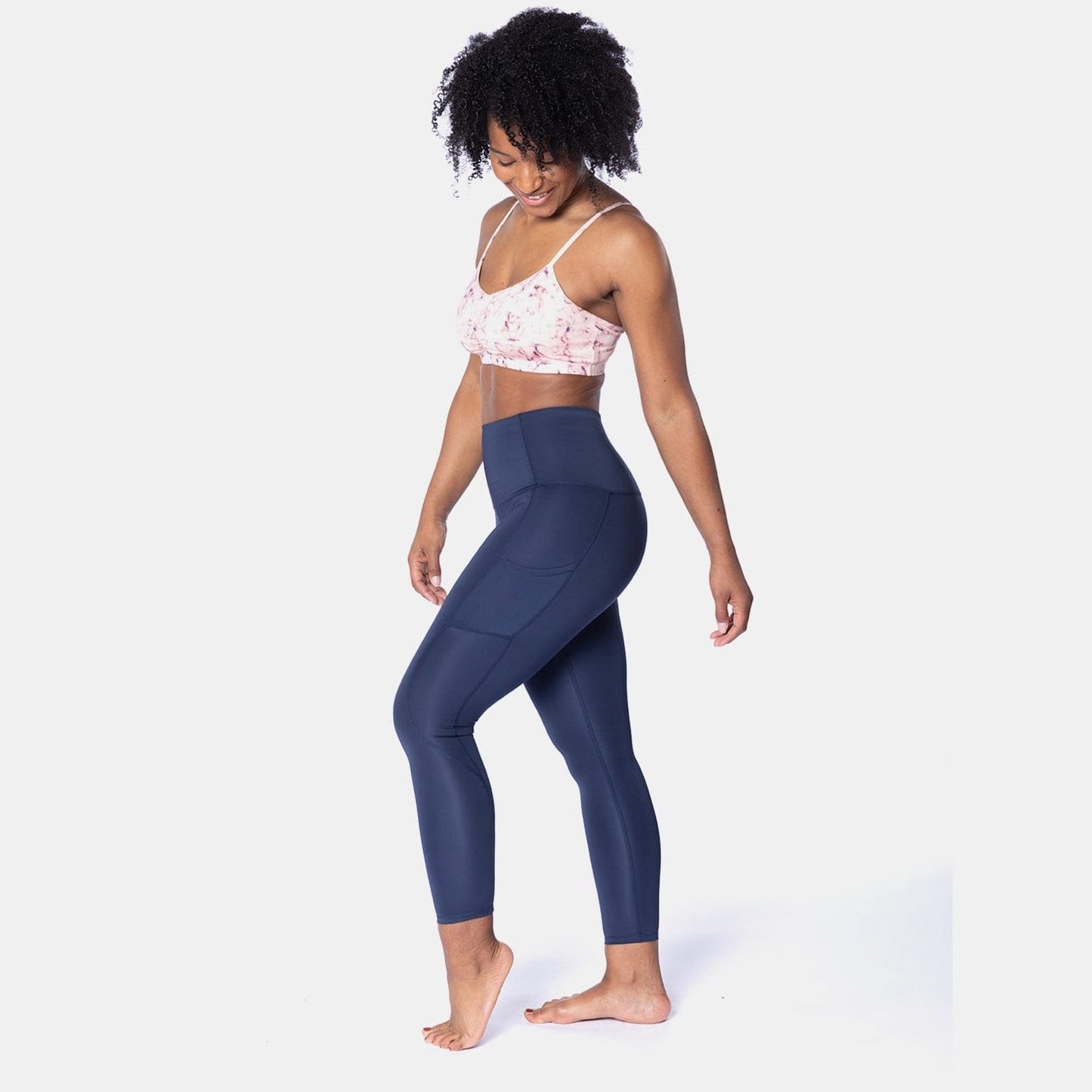 Hi Five Pocketed High-Waist Legging – Night Swim Navy