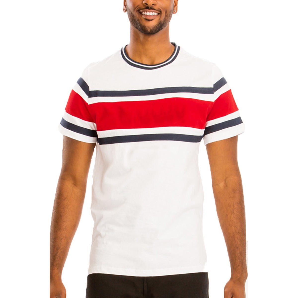 Vertical Color Block Tee