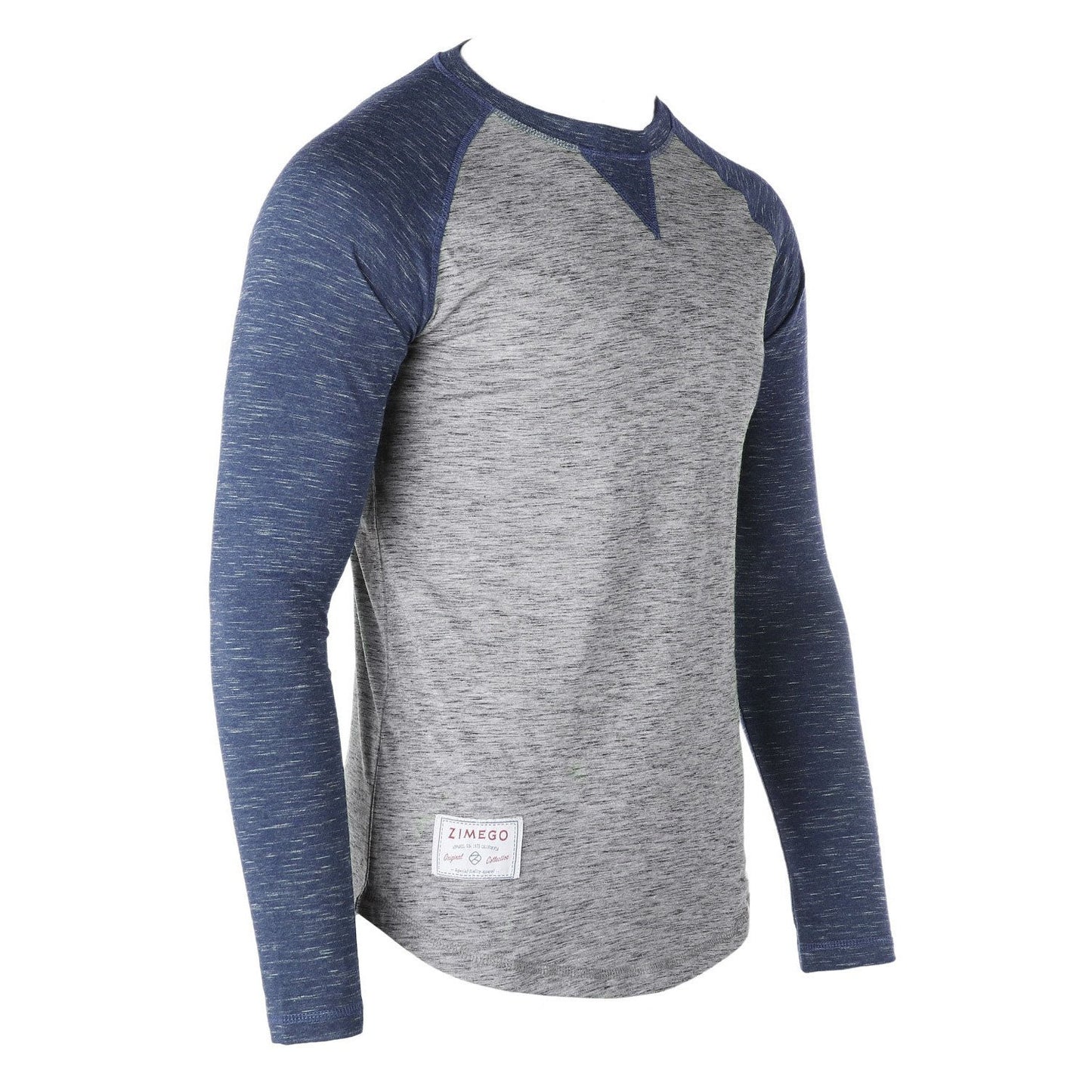 Men Athletic Fit Baseball Retro Contrast Long Sleeve Raglan T-Shirt