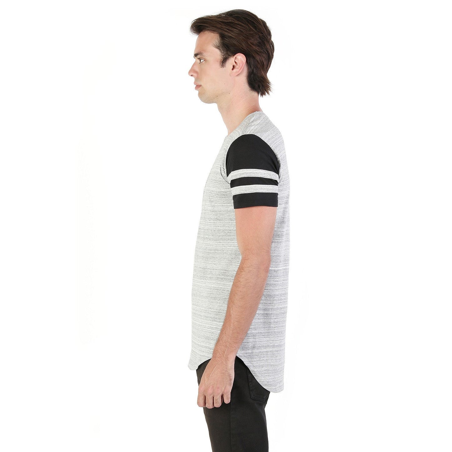 Men's Vintage Color Dyed Short Sleeve Crew Neck Chest Pocket Henley Shirt