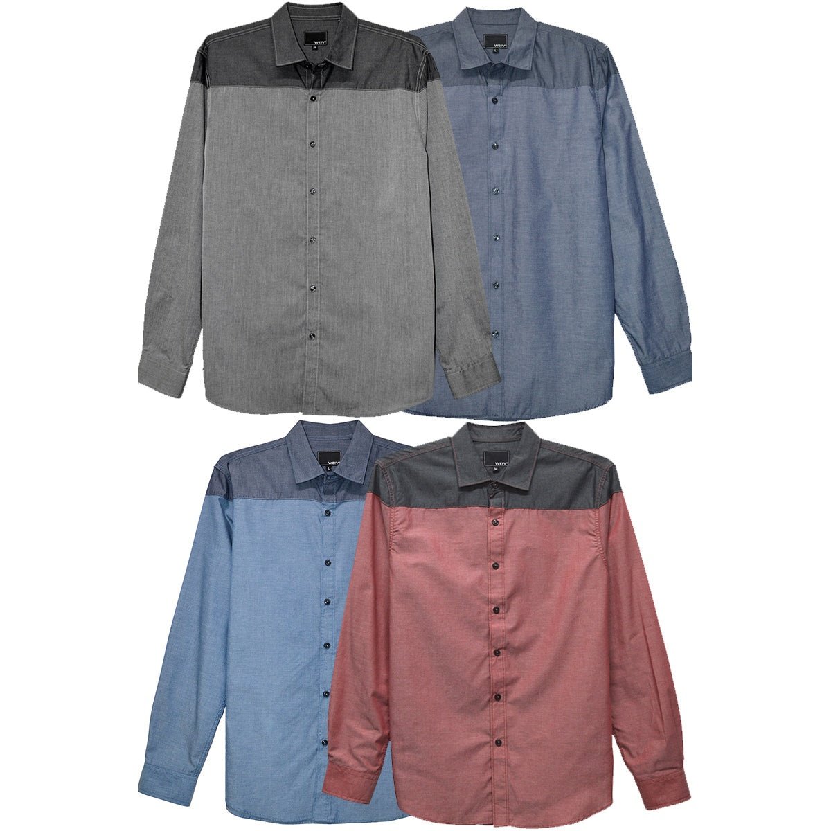 Milo Two Tone Long Sleeve Shirt