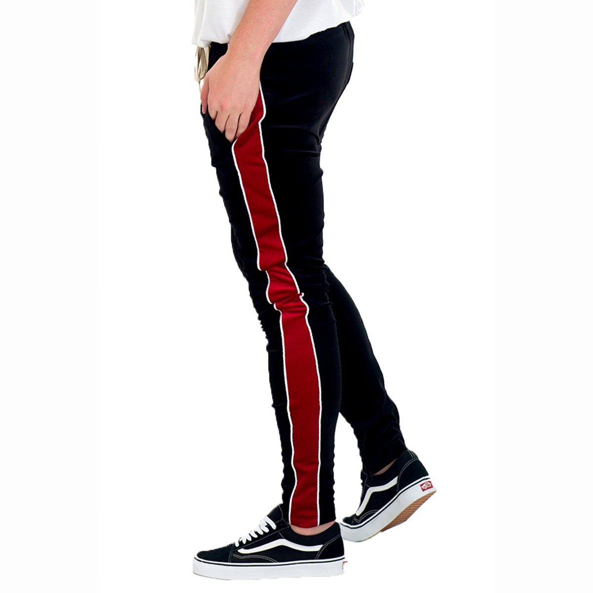 Velour Pipe Track Pants