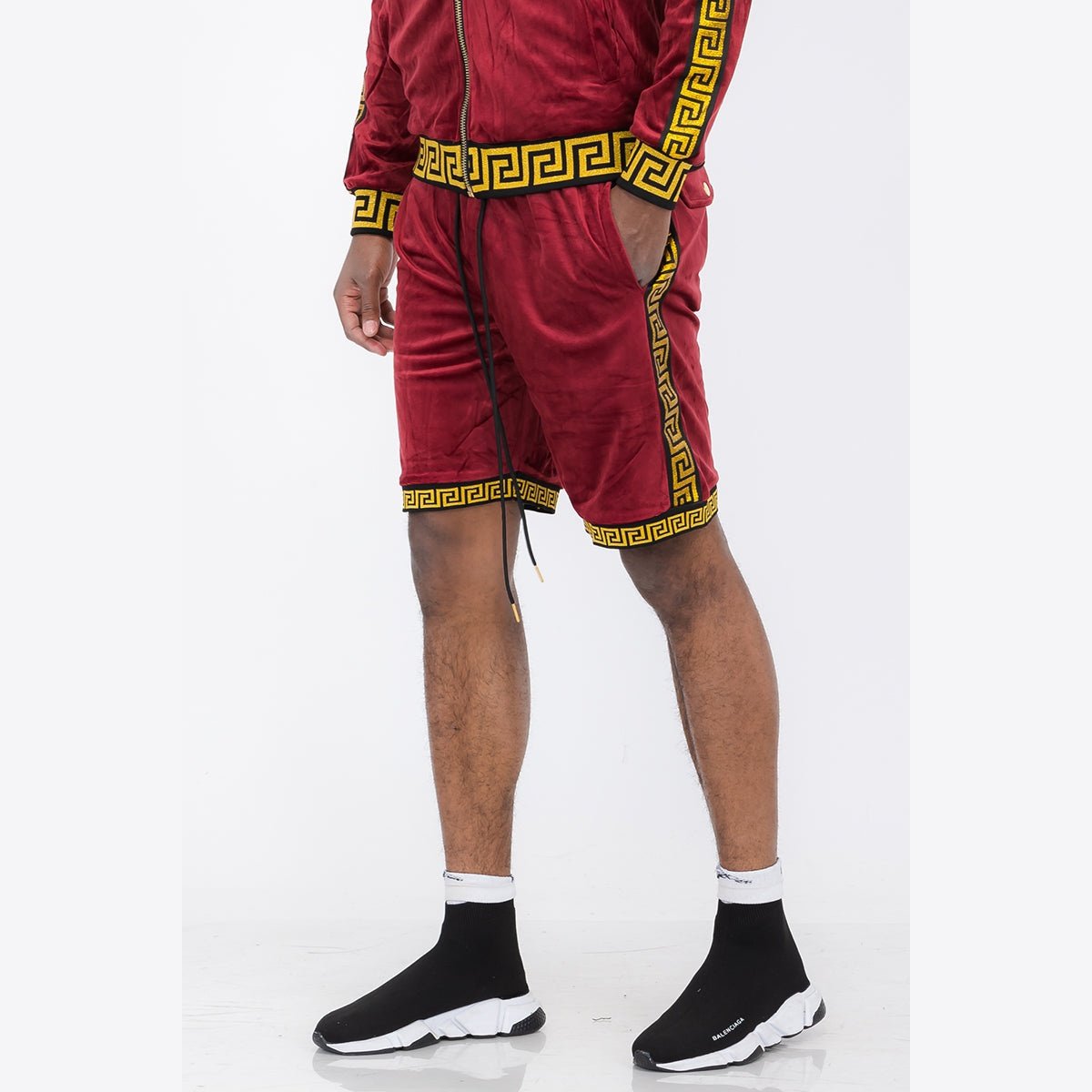 Status Velour Shorts