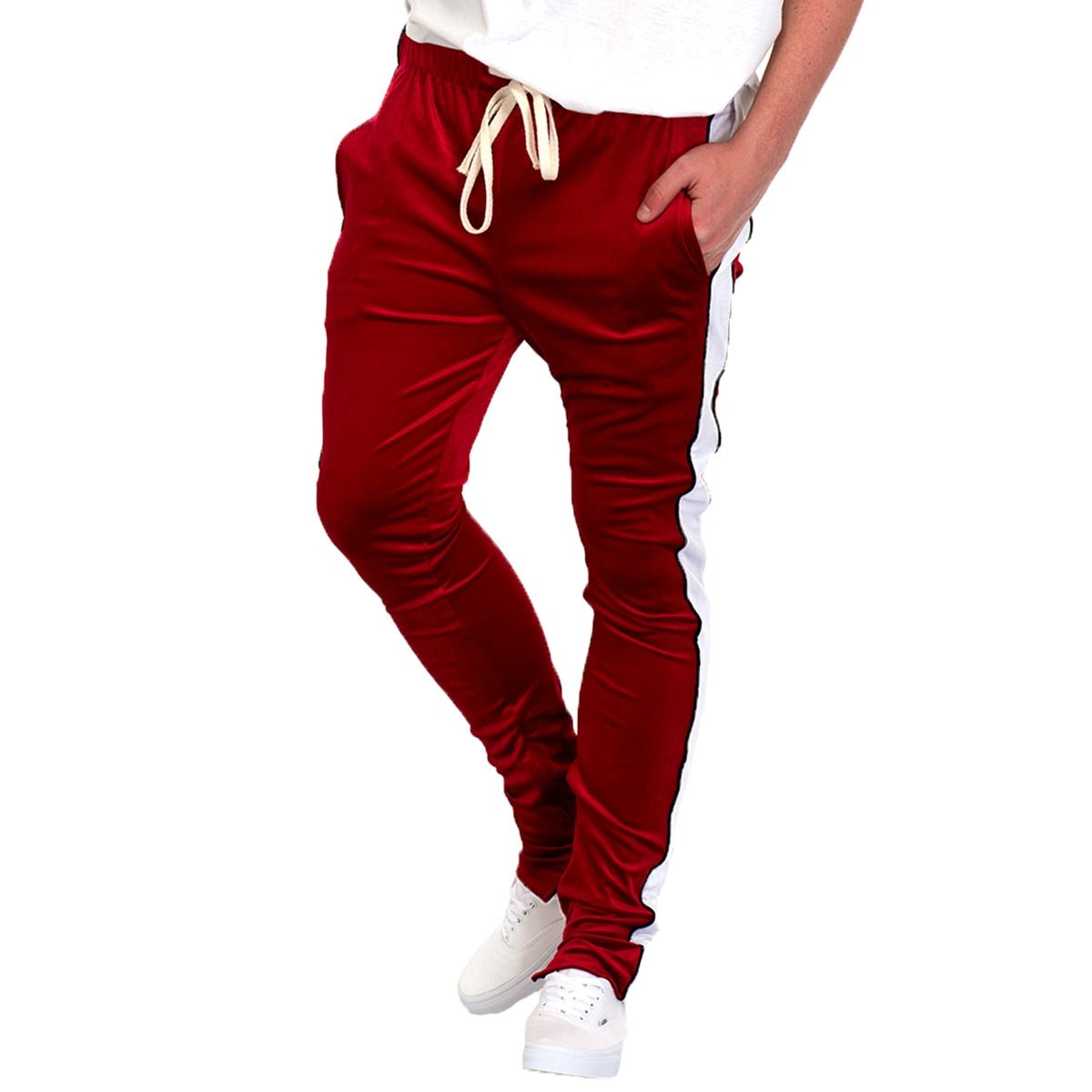 Velour Pipe Track Pants