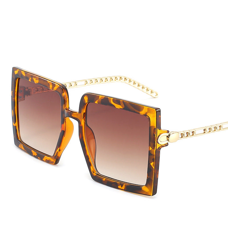 Metal Hollow Chain Sunglasses