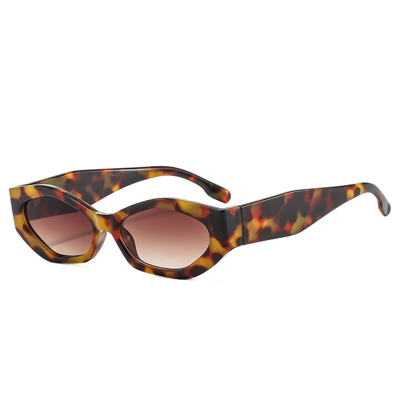 Retro Polygon Cat Eye Women Sunglasses