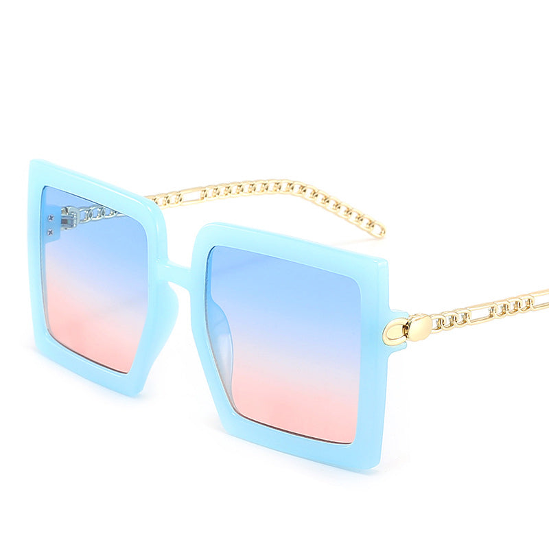 Metal Hollow Chain Sunglasses