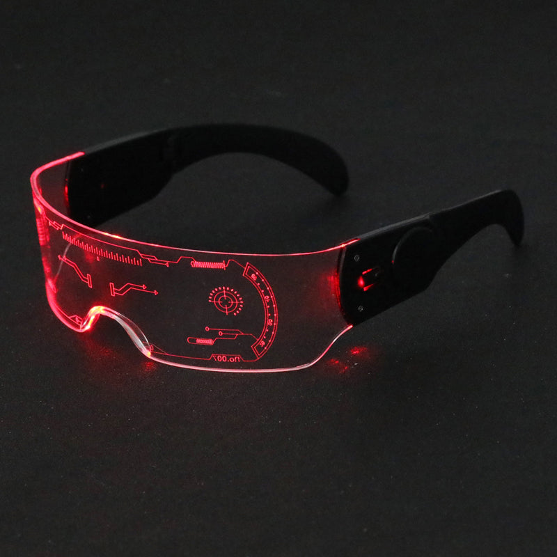 LED luminescent glasses for