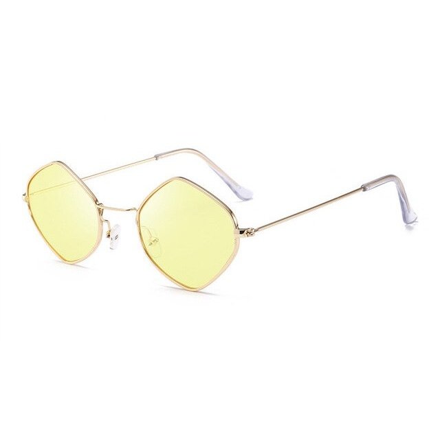 Polygon Clear Sunglasses