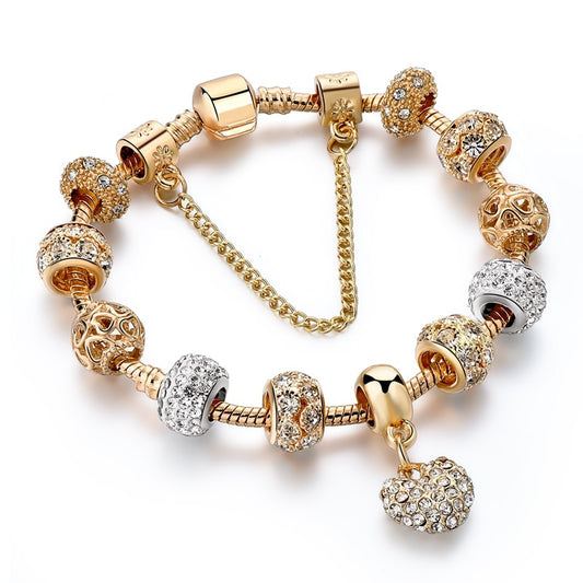 Gold Heart Bracelet
