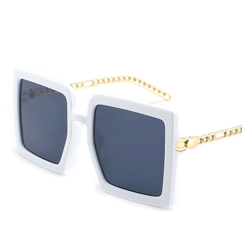 Metal Hollow Chain Sunglasses
