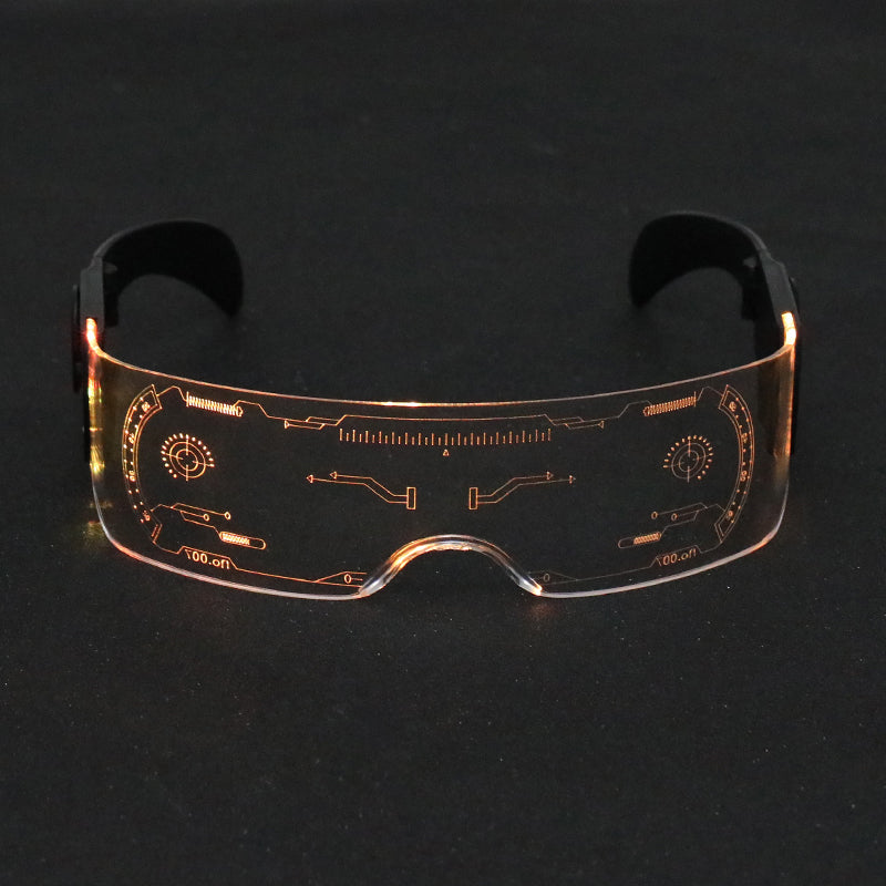 LED luminescent glasses for