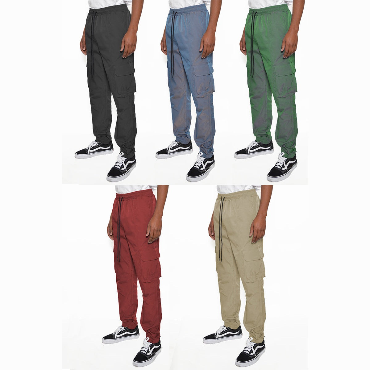 Iridescent Cargo Jogger-1